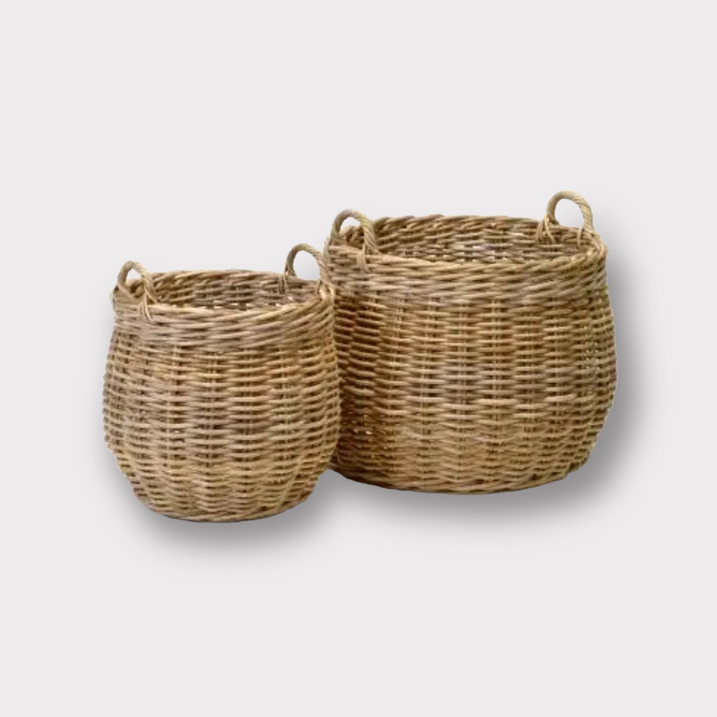 Hand-woven Rattan Basket